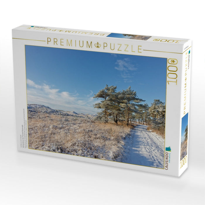 Winterdünen bei Tversted Stokmølle - CALVENDO Foto-Puzzle'