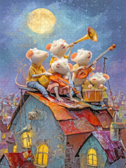 Wenn die Nacht hereinbricht - CALVENDO Foto-Puzzle'