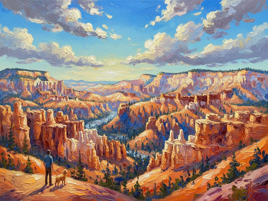 Bryce Canyon mit Hund erkunden - CALVENDO Foto-Puzzle'
