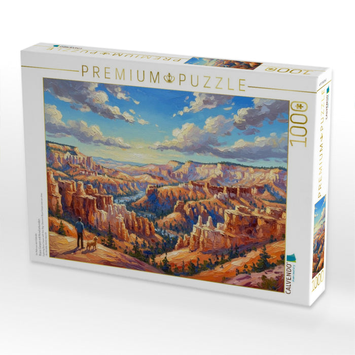 Bryce Canyon mit Hund erkunden - CALVENDO Foto-Puzzle'