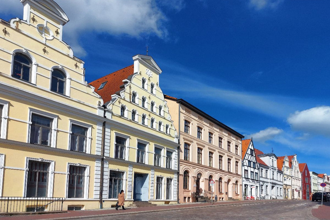 Premium Textil-Leinwand Wismar, Dankwartstraße