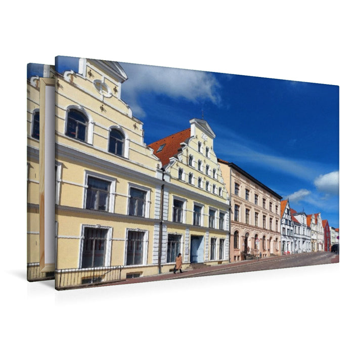 Premium Textil-Leinwand Wismar, Dankwartstraße