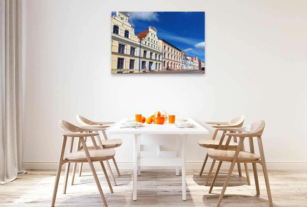 Premium Textil-Leinwand Wismar, Dankwartstraße