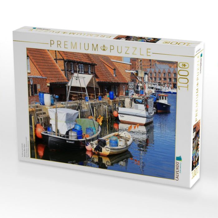 Wismar, Alter Hafen - CALVENDO Foto-Puzzle'