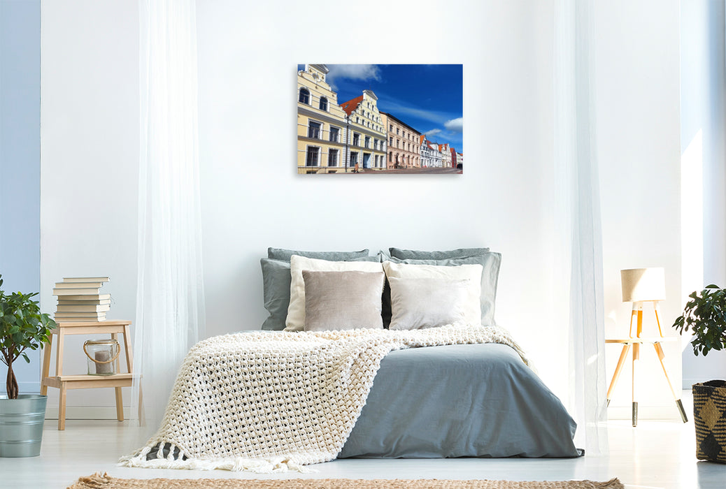 Premium Textil-Leinwand Wismar, Dankwartstraße