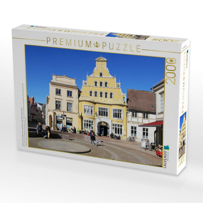 Wismar, ehemalige Löwenapotheke in der Bademutterstraße - CALVENDO Foto-Puzzle'