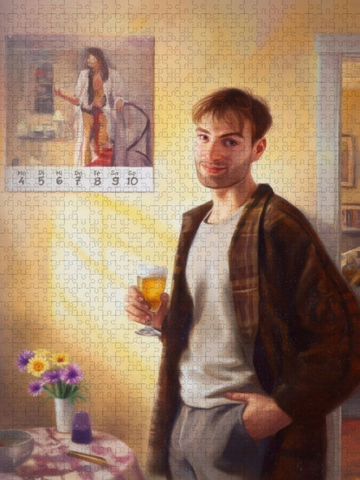 Biertrinken nach Kalender - CALVENDO Foto-Puzzle'