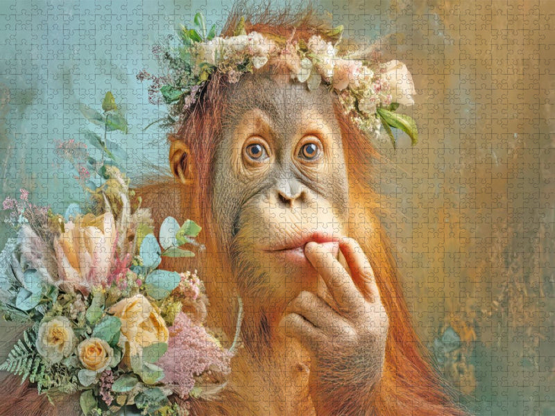 Dschungeltiere Wunderwelt - CALVENDO Foto-Puzzle'