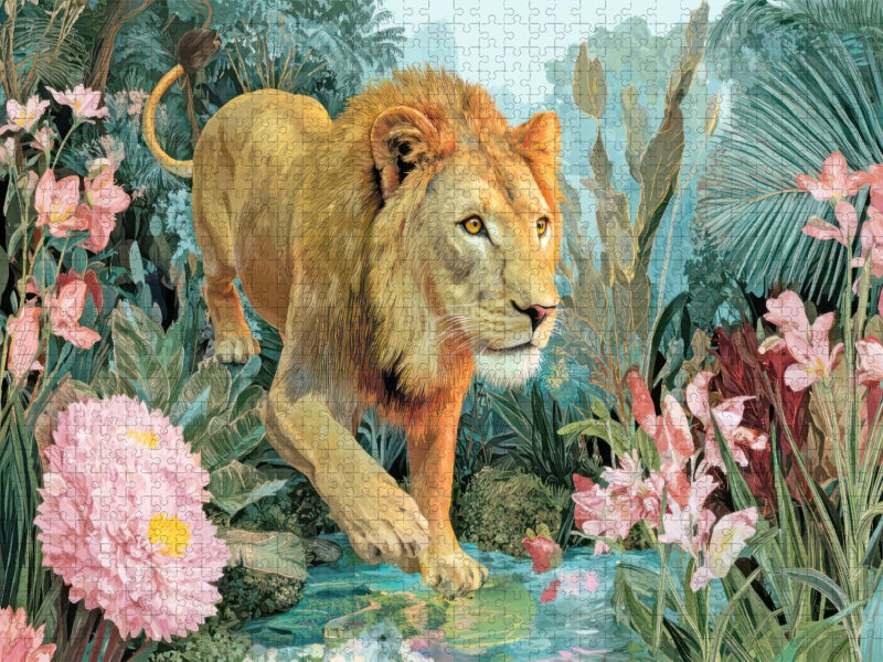 Dschungeltiere Wunderwelt - CALVENDO Foto-Puzzle'
