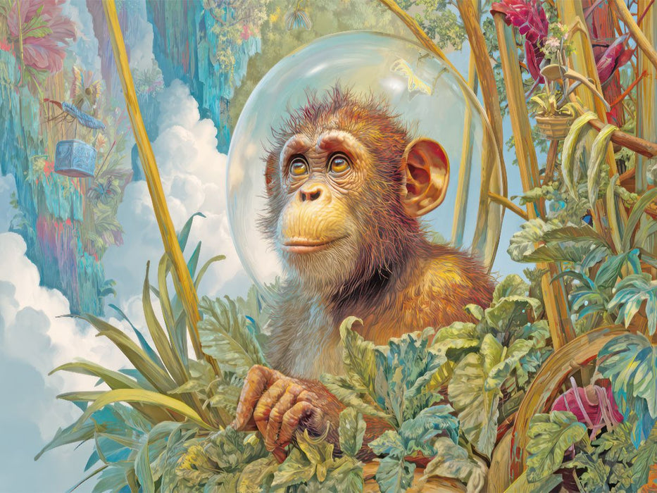 Dschungeltiere Wunderwelt - CALVENDO Foto-Puzzle'