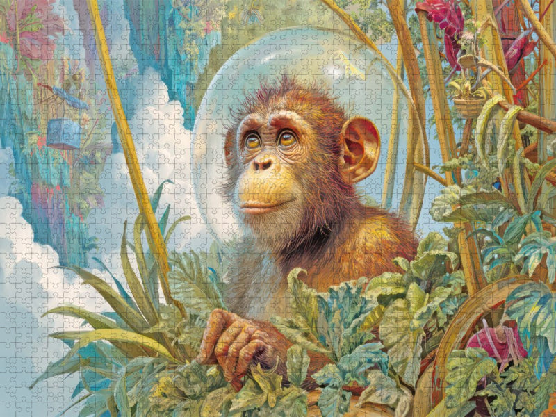 Dschungeltiere Wunderwelt - CALVENDO Foto-Puzzle'
