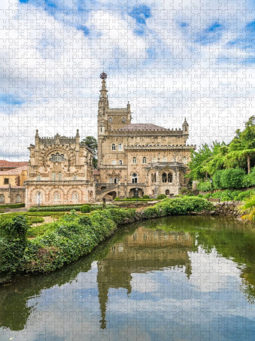 Die herrliche Natur harmoniert perfekt mit dem Palast. - CALVENDO Foto-Puzzle'