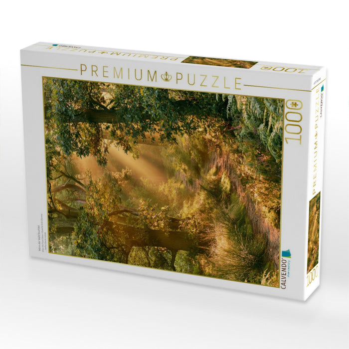 Wenn der Wald leuchtet - CALVENDO Foto-Puzzle'