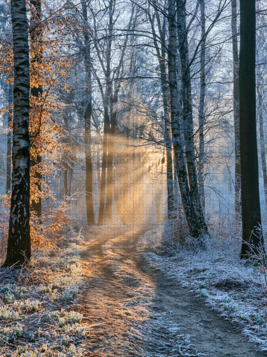 Stille in Weiß - CALVENDO Foto-Puzzle'
