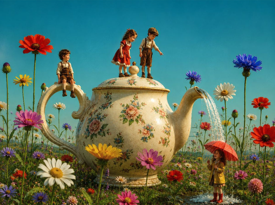 Ein Garten voller Wunder - CALVENDO Foto-Puzzle'