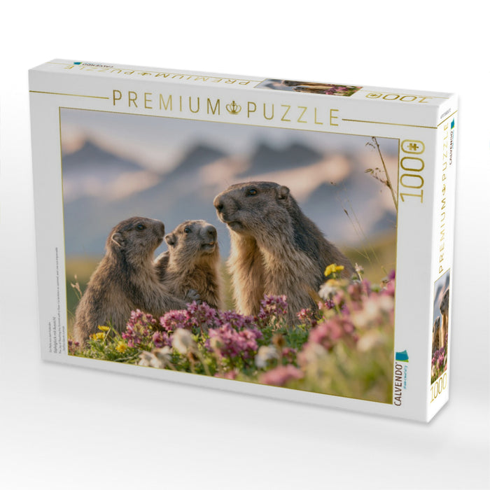 Gipfelglück mit Aussicht - CALVENDO Foto-Puzzle'
