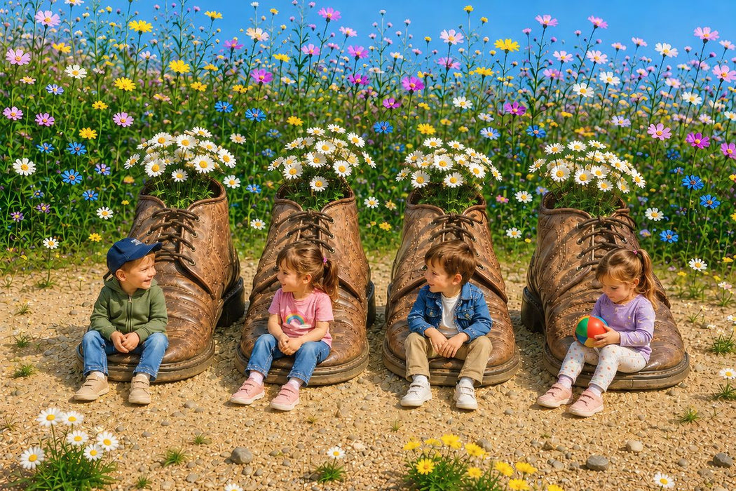 Premium Textil-Leinwand Schuhe für kleine Träumer