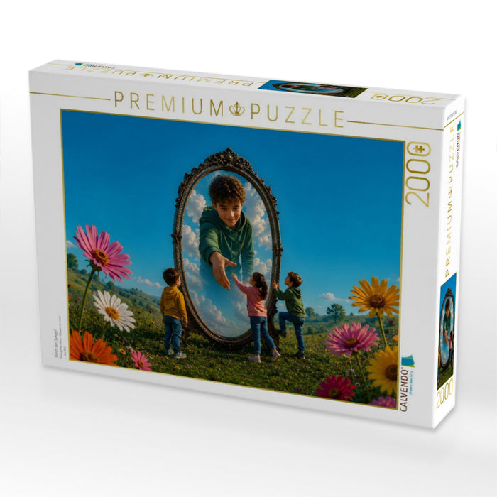 Durch den Spiegel - CALVENDO Foto-Puzzle'