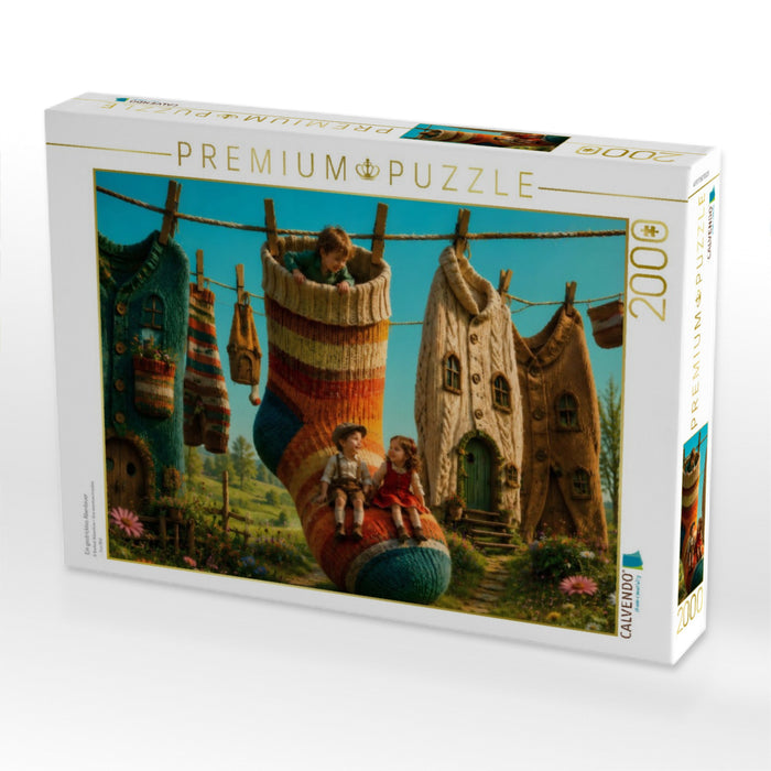 Ein gestricktes Abenteuer - CALVENDO Foto-Puzzle'