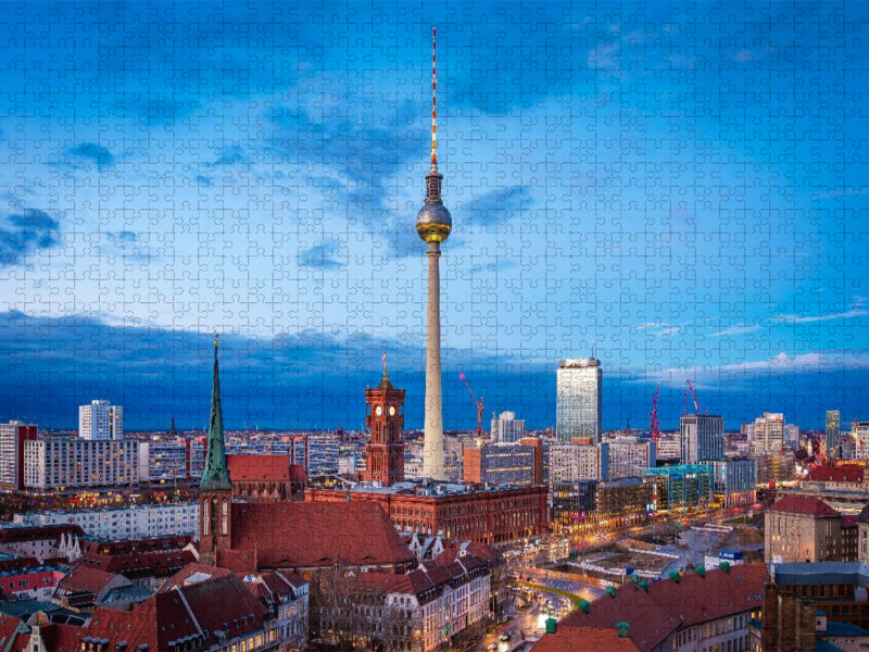 Berlin Mitte am Abend - CALVENDO Foto-Puzzle'