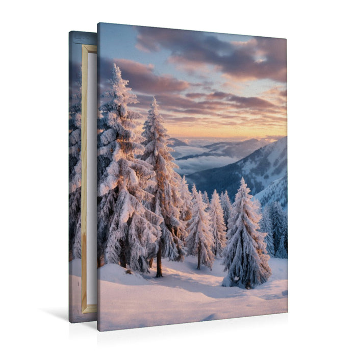 Premium Textil-Leinwand Zillertal Österreich