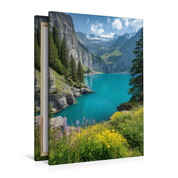 Premium Textil-Leinwand Bernsee Schweiz