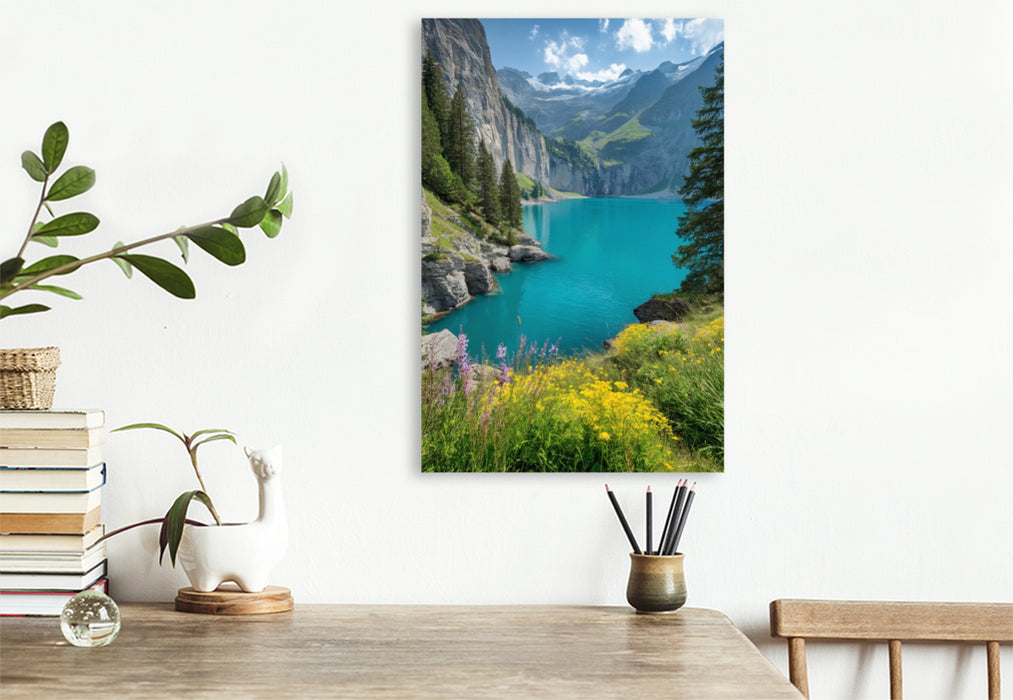 Premium Textil-Leinwand Bernsee Schweiz