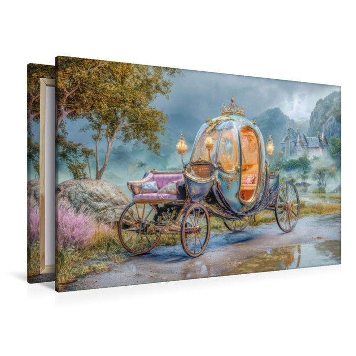 Premium Textil-Leinwand Kutschenträume