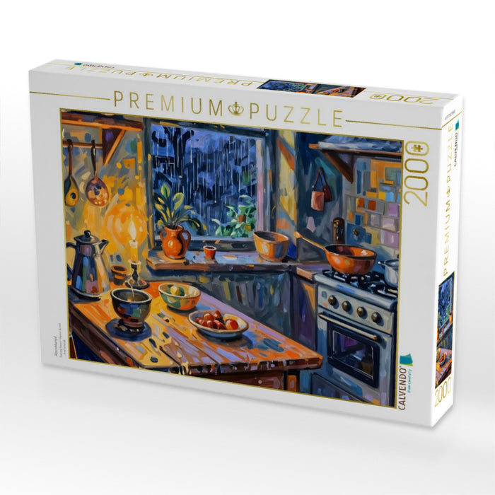 Abenddampf - CALVENDO Foto-Puzzle'