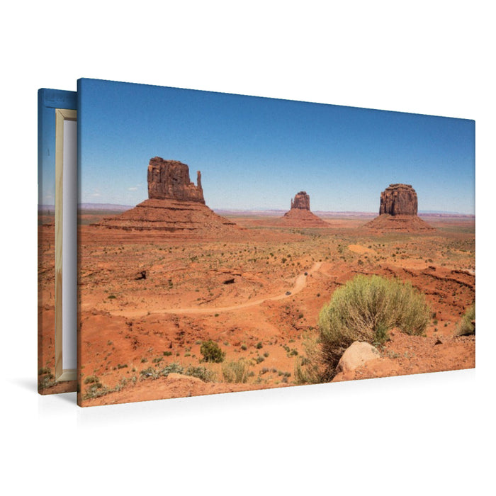 Premium Textil-Leinwand USA - Monument Valley