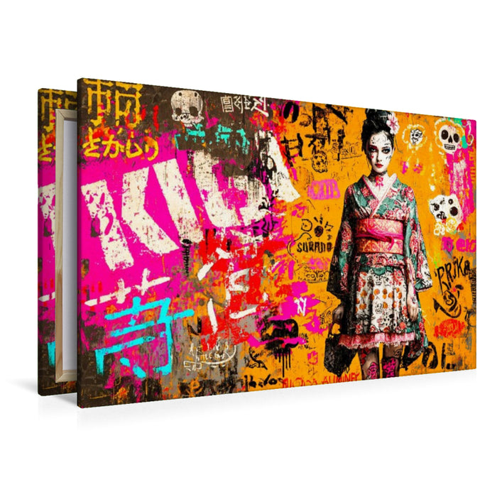 Premium Textil-Leinwand Urban
