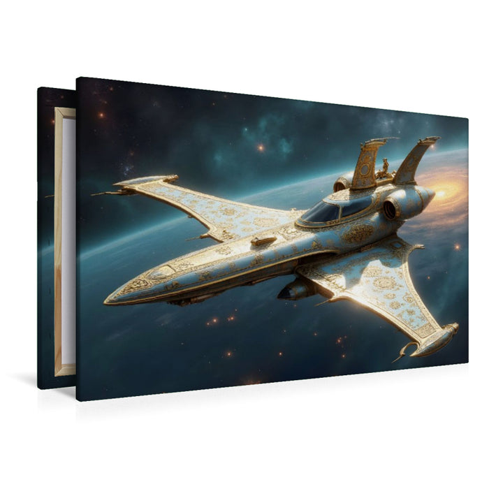 Premium Textil-Leinwand Die Orbit