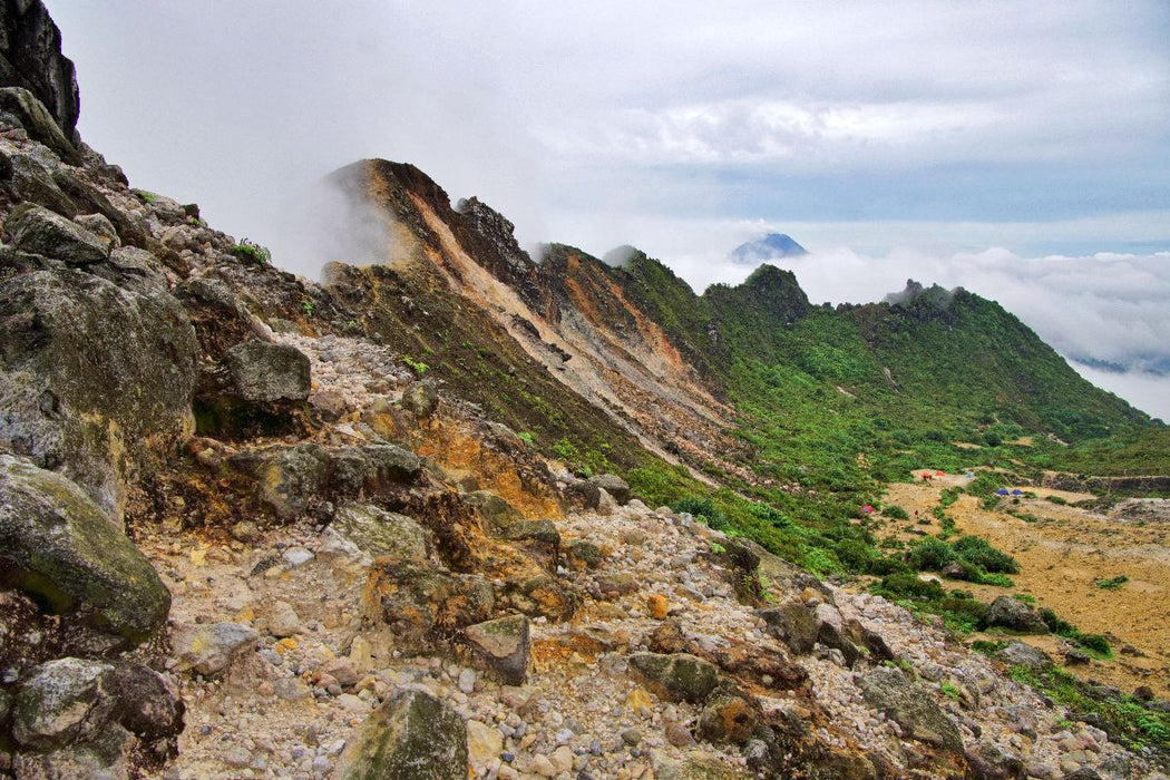Premium Textil-Leinwand Gunung Sibayak