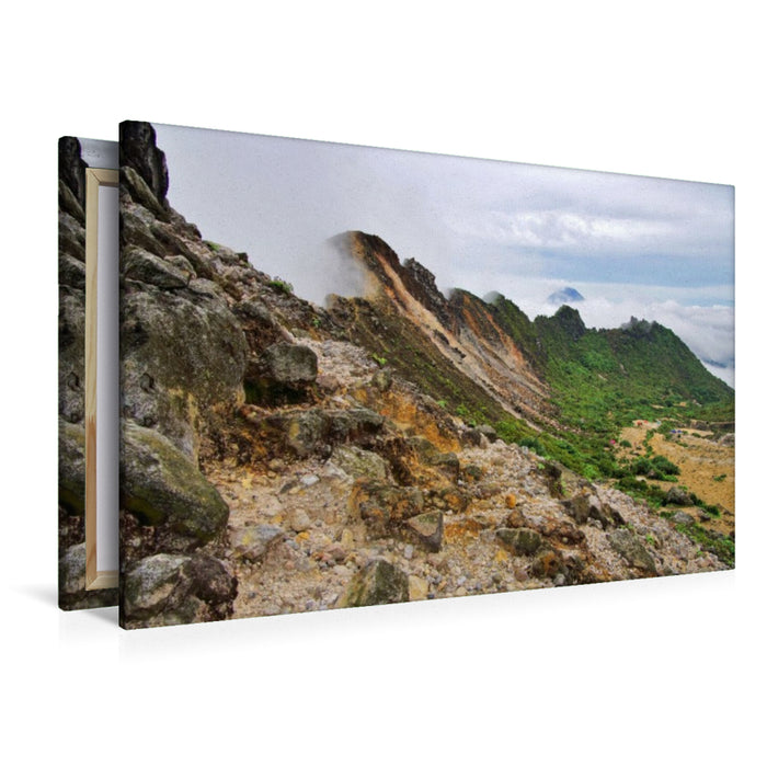 Premium Textil-Leinwand Gunung Sibayak