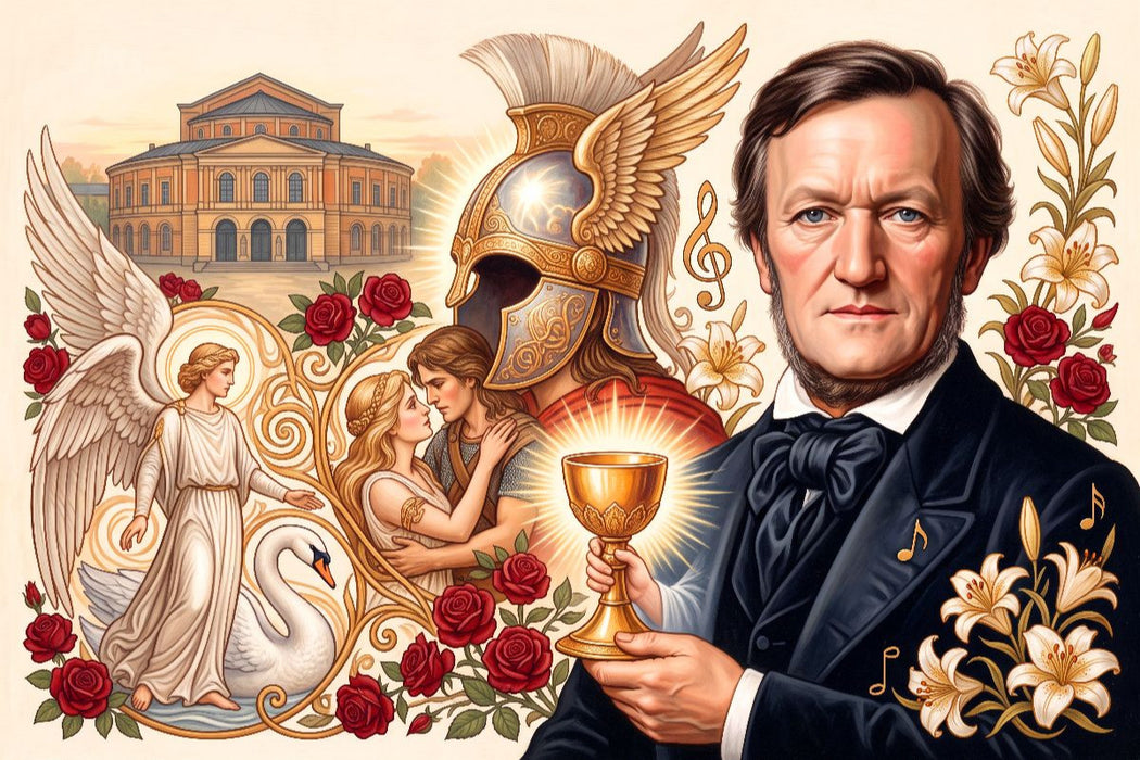 Premium Textil-Leinwand Richard Wagner (1813–1883)