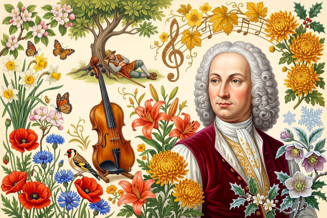 Premium Textil-Leinwand Antonio Vivaldi (1678–1741)
