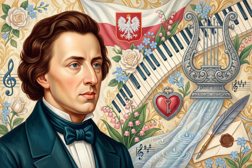 Premium Textil-Leinwand Frédéric Chopin (1810–1849)