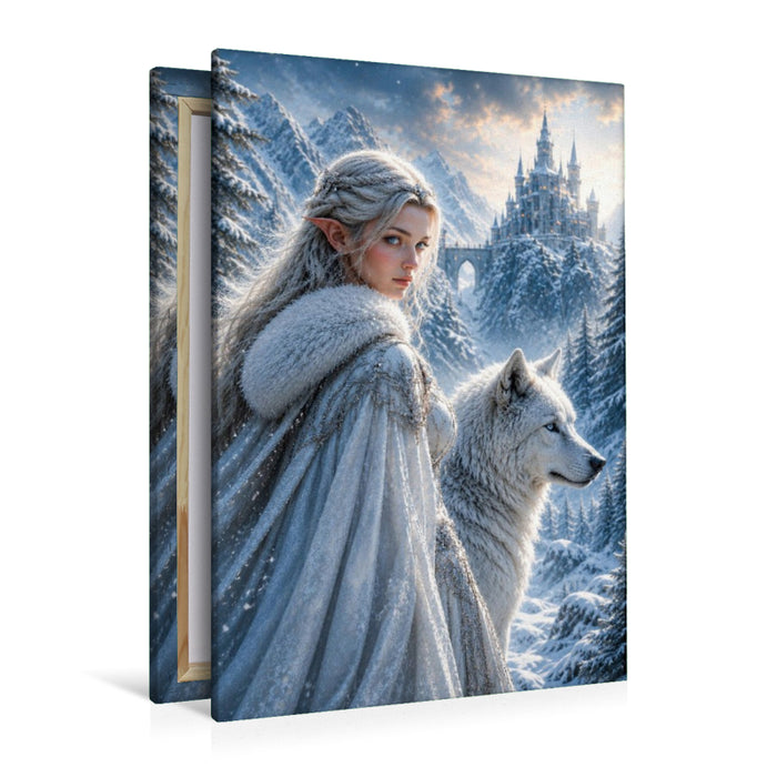 Premium Textil-Leinwand Elyndra