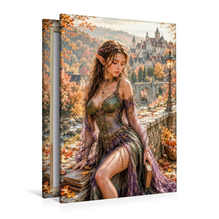 Premium Textil-Leinwand Aerynna