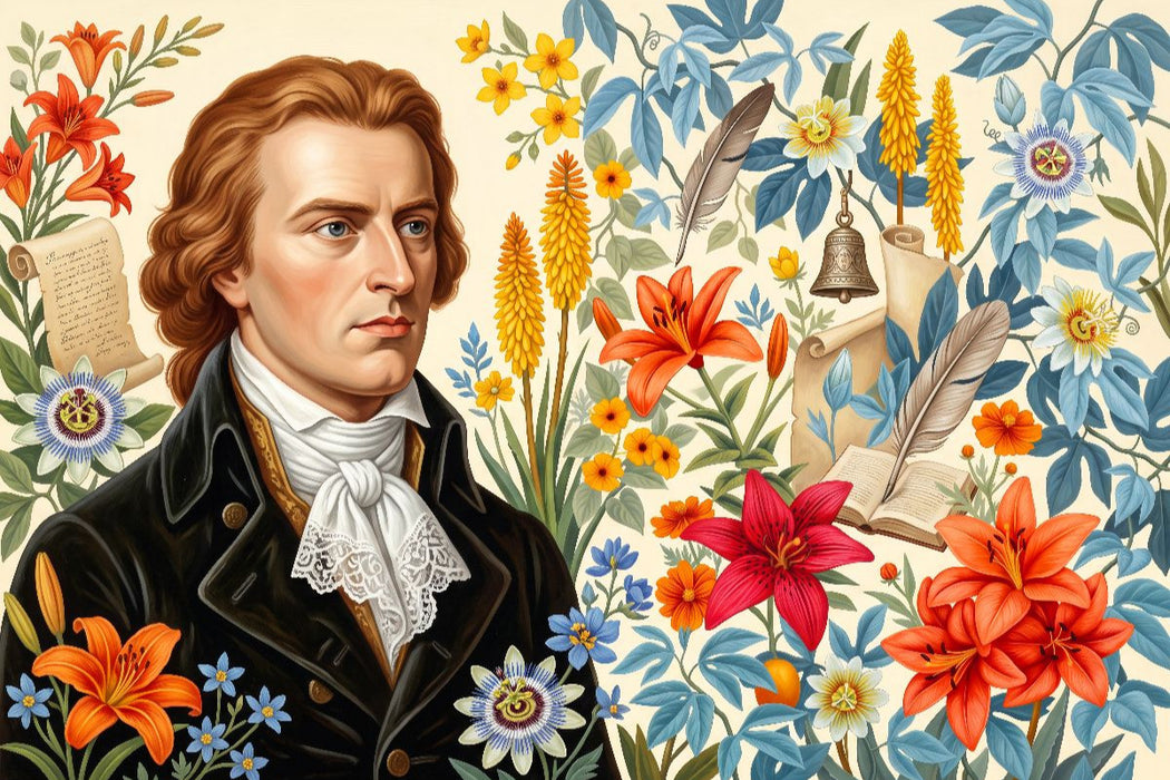 Premium Textil-Leinwand Friedrich Schiller (1759–1805)