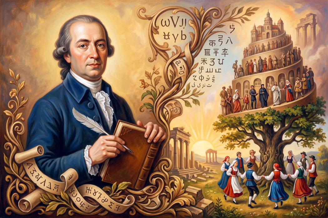 Premium Textil-Leinwand Johann Gottfried Herder (1744–1803)