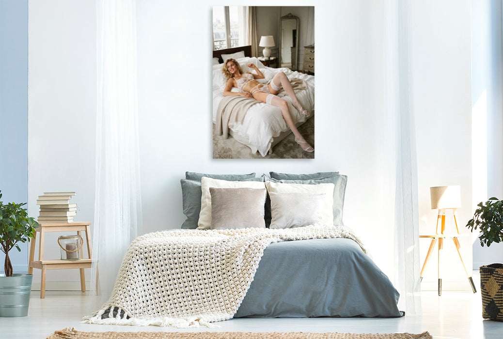 Premium Textil-Leinwand Sanftes Begehren