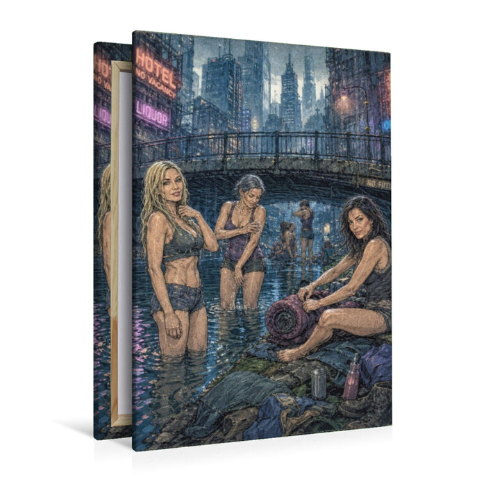 Premium Textil-Leinwand Abkühlung im Moloch