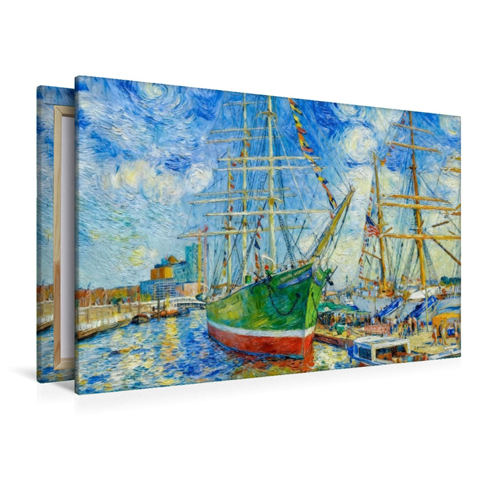 Premium Textil-Leinwand Hamburg