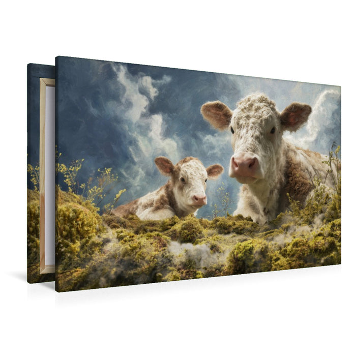 Premium Textil-Leinwand Ruhe vor der Ernte