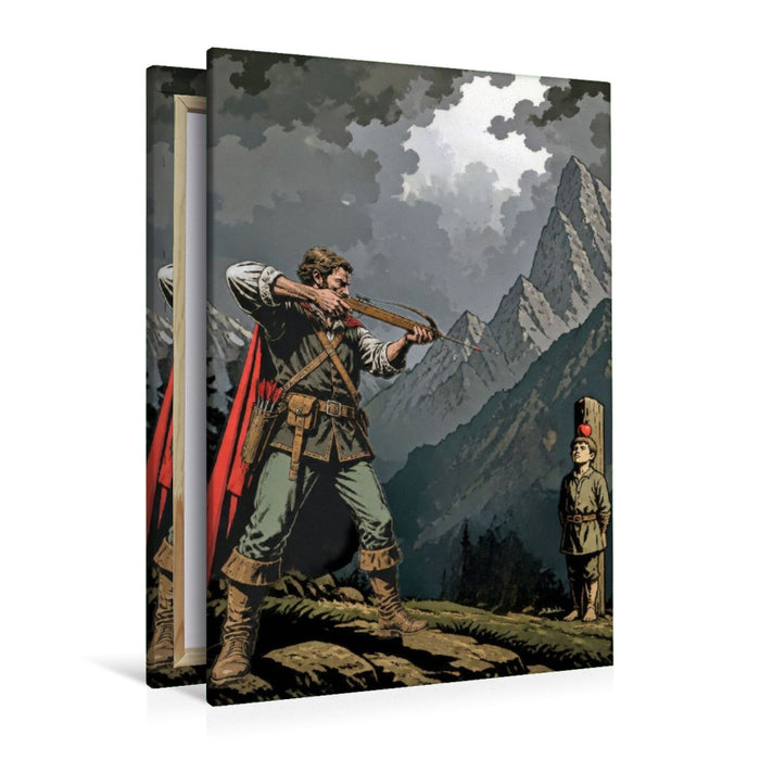 Premium Textil-Leinwand Wilhelm Tell