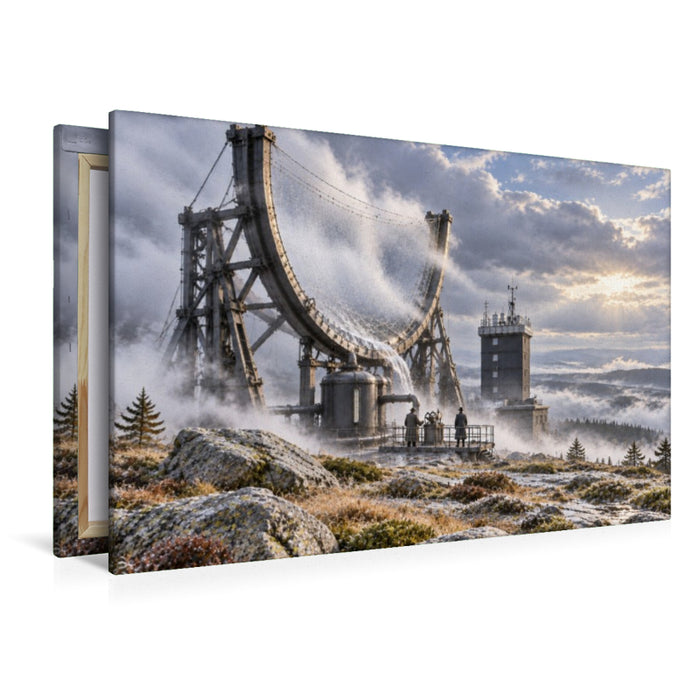Premium Textil-Leinwand Brocken - Der Wolkenfänger