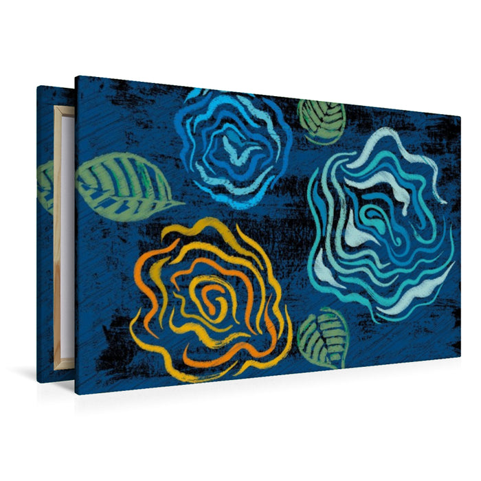Premium Textil-Leinwand Eine ART Rosen N°3