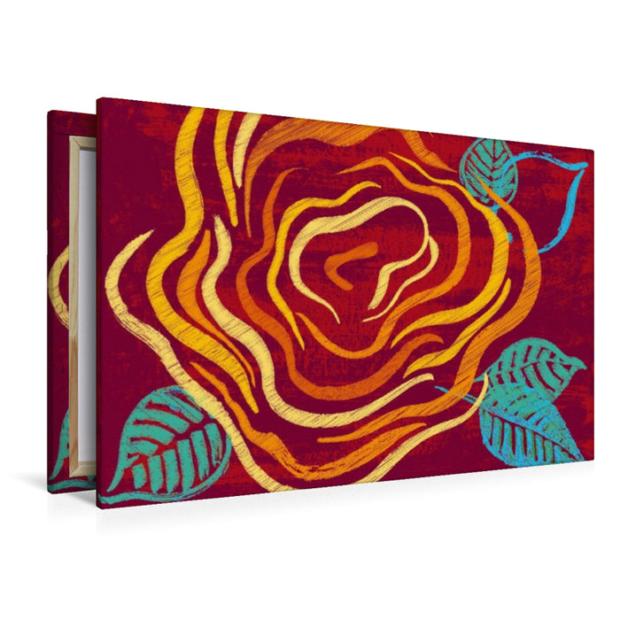 Premium Textil-Leinwand Eine ART Rosen N°6