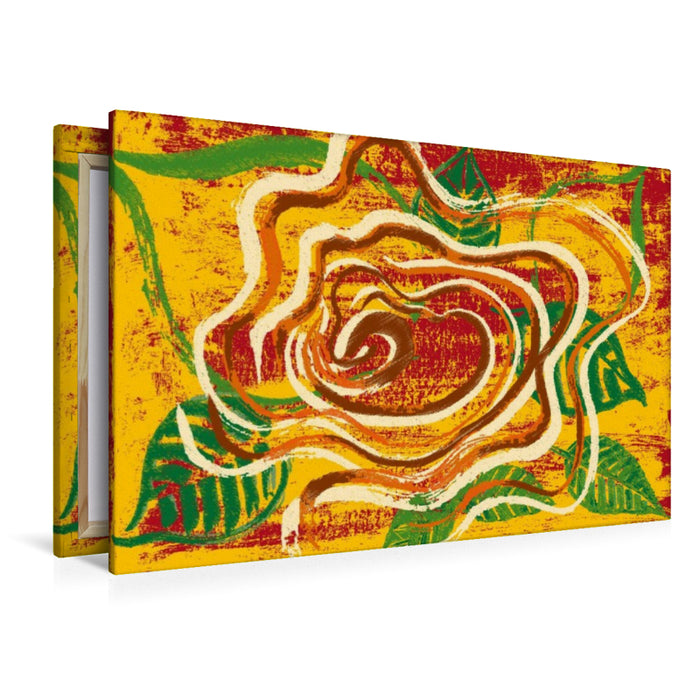 Premium Textil-Leinwand Eine ART Rosen N°4